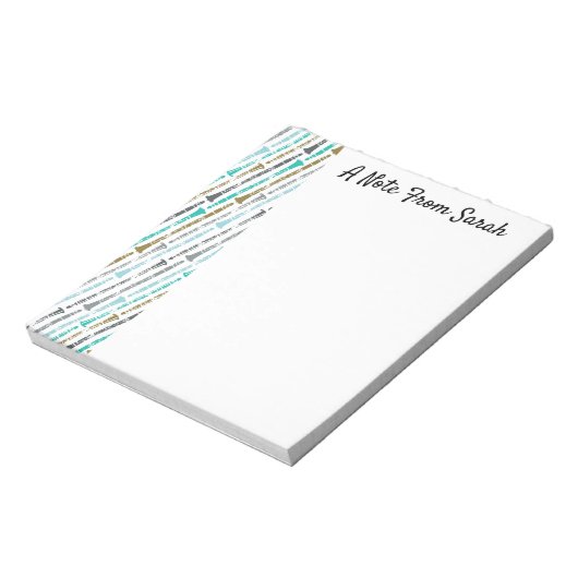 クラリパーソナライズされたネットミュージシャン先生プレーヤーギフト ノートパッド (回転)