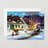 クラレンスガニオンケベックヴィレッジ ポストカード (正面/裏面)