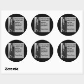 クラレンスダーロウ&ビタリー引用文 ラウンドシール (シート)