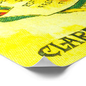 クラレンス海峡サーモン缶ラベル ポスター (角)