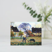 クラレンス・ガニノアート – 秋シーン，ベイサンポール ポストカード (スタンド正面)