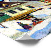 クラレンス・ガニョン – ケベック村のポスター ポスター (角)