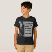 クラレンス・ダロウと死亡記事の引用 Tシャツ (正面フル)