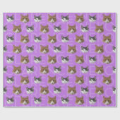 クラレンス+ネコラッピング紙 ラッピングペーパー (フラット)