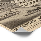 クラレンドンビックフォード編み物マシン ポスター (角)