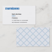 クラレヴィシテンカルテミットブラウ 名刺 (正面/裏面)