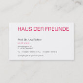 クラレヴィティテンカルテ 名刺 (正面)