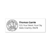 クランのカリーオスタークレストセルフインキング印 セルフインキングスタンプ (デザイン)