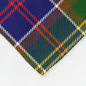 クランアイルシャータータンチェックプレイド フリースブランケット (角)