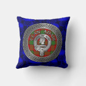 クランアダールクレスト&タータンチェックノット クッション (裏面)