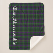 クランアバクロンビータータンチェック シェルパブランケット (正面)