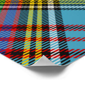 クランアンダーソンのクレストオーバータータンチェック ポスター (角)