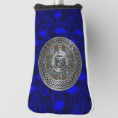 クランアンダーソンのクレスト&タータンチェックノットオンティスル ゴルフヘッドカバー (回転90)