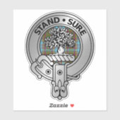 クランアンダーソンのクレスト&タータンチェック シール (シート)