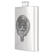 クランアンダーソンのクレスト&タータンチェック フラスク (左)