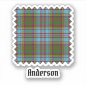 クランアンダーソンタータンチェックシール シール (正面)