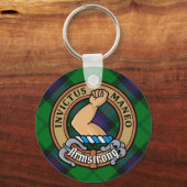 クランアームストロングクレストオーバータータンチェック キーホルダー (正面)