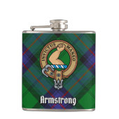 クランアームストロングクレストオーバータータンチェック フラスク (正面)