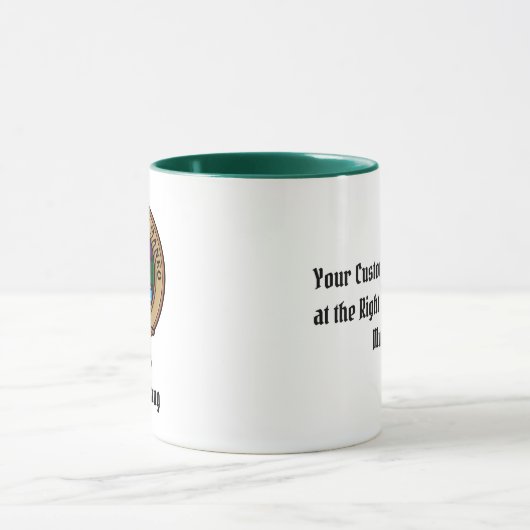 クランアームストロングクレストオーバー狩りタータンチェックマグカップ マグカップ (中央)