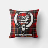 クランインズクレストバッジとタータンチェック クッション (裏面)
