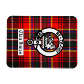 クランインズクレストバッジ&タータンチェック マグネット (横)