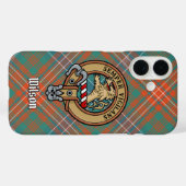 クランウィルソンの紋章の古代タータンチェック Case-Mate iPhoneケース (裏面 (横))