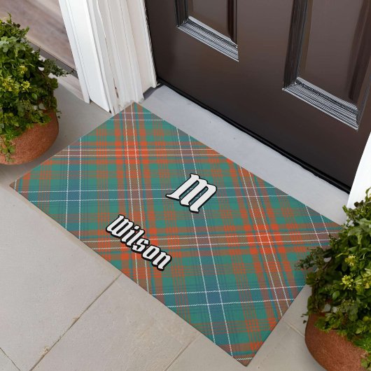 クランウィルソン古代タータンチェック ドアマット