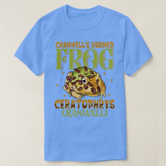 クランウェルズ角カエル Tシャツ (デザイン正面)