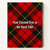 クランウォレスクレストオーバータータンチェック ノートブック (裏面)