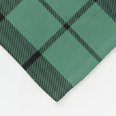 クランウォレス古代タータンチェックプレイド フリースブランケット (角)