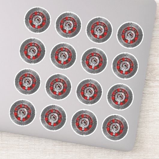 クランウォーレスクレスト&タータンチェックノット シール (詳細)