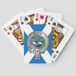 クランウッドクレスト&タータンチェックオンサルタイヤ トランプ