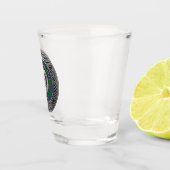 クランウッドクレスト&タータンチェックノット ショットグラス (右)