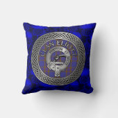 クランエリオットクレスト&タータンチェックノット クッション (裏面)