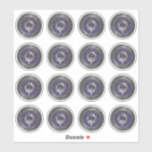 クランエリオットクレスト&タータンチェックノット シール (シート)