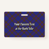 クランエリオットモダンタータンチェックバッジ バッジ (裏面)