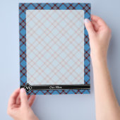 クランエリオット古代タータンチェックフライヤー チラシ (手)