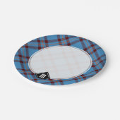 クランエリオット古代タータンチェック紙プレート ペーパープレート (アングル)