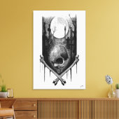 クランオの夜景 キャンバスプリント (インサイチュ (リビング))