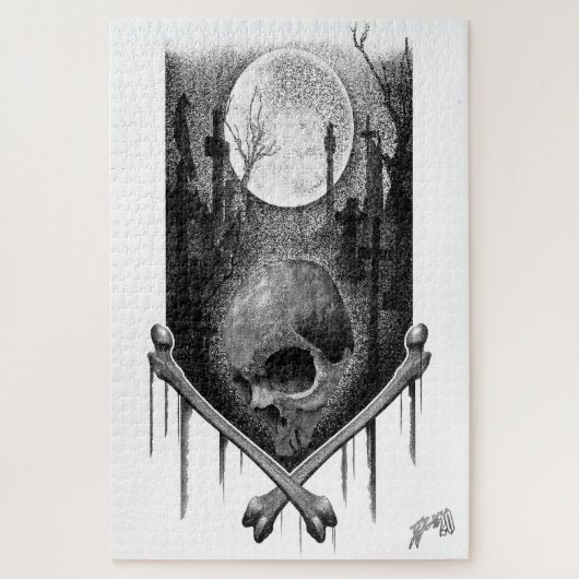 クランオの夜景 ジグソーパズル (縦)