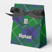 クランオリファントクレストオーバータータンチェック フェイバーボックス (正面サイド)