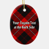 クランカニンガムクレストオーバータータンチェック セラミックオーナメント (裏面)