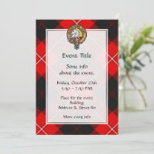 クランカニンガムクレストオーバータータンチェック 招待状 (スタンド正面)