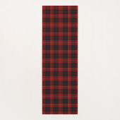 クランカニンガムタータンチェックプレイドパーソナライズされた ヨガマット (裏面)