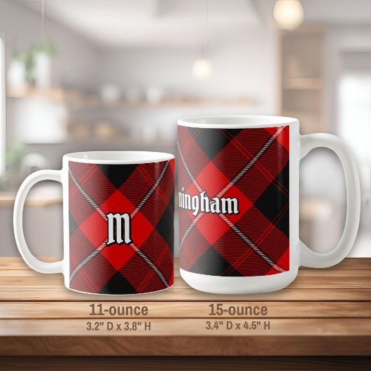 クランカニンガムタータンチェック コーヒーマグカップ