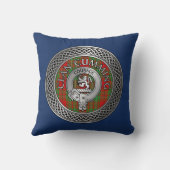 クランカミンクレスト&タータンチェックノット装飾用クッション クッション (裏面)