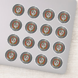 クランカミングクレスト&タータンチェックノットシール シール