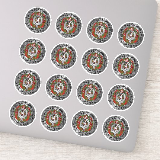 クランカミングクレスト&タータンチェックノットシール シール (詳細)