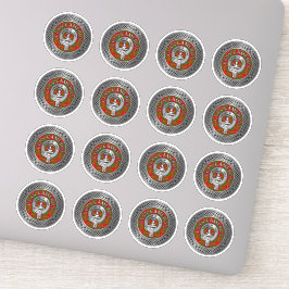 クランカメロンクレスト&タータンチェックノットシール シール