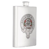 クランカメロンクレスト&タータンチェック フラスク (右)